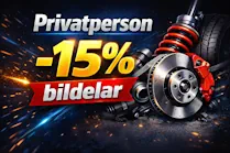 For privateperson billiga bildelar -15%